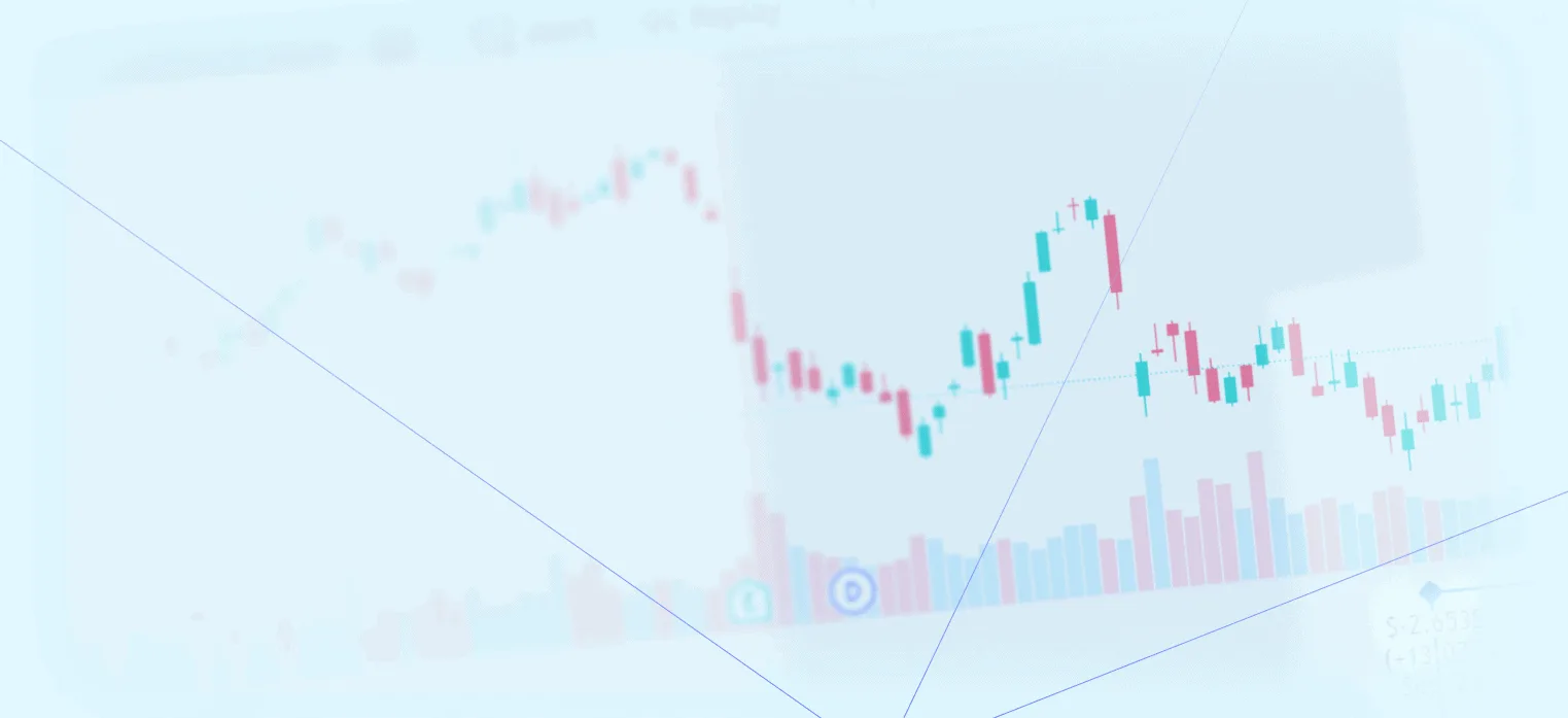 Trading market chart background at TabTrade